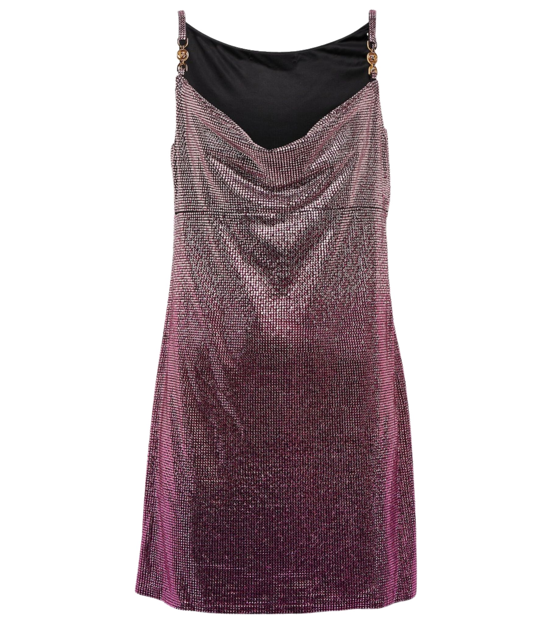 パーティードレス Crystal Embellished Mini Dress Crystal-embellished minidress - CHIC ME UP